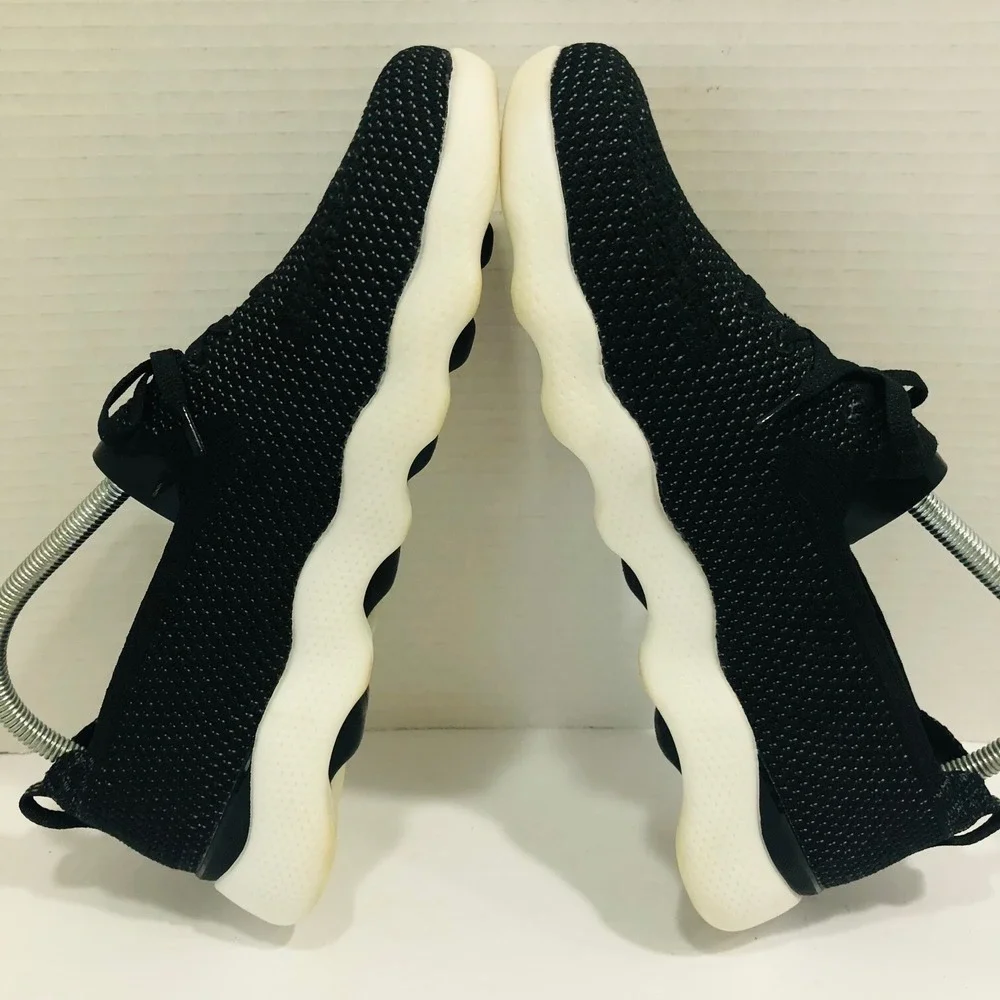 Skechers‎ Womens 9.5 Sneaker Shoes  Massage Fit Lite Black Mesh Lightweight
